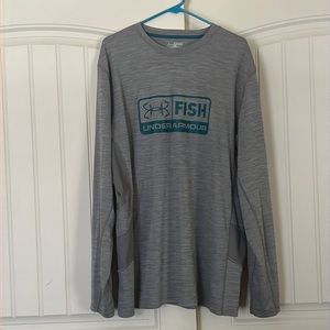 UnderArmor Fish Grey and Blue